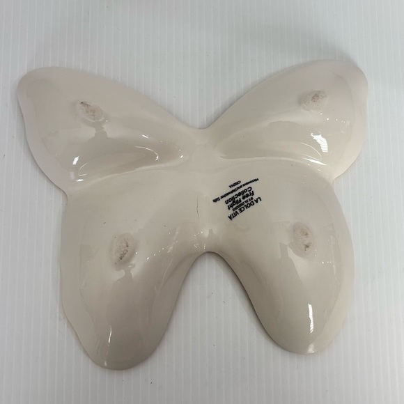 La Dolce Vita Butterfly Trinket Dish Free Flight Collection 9” - Picture 2 of 6